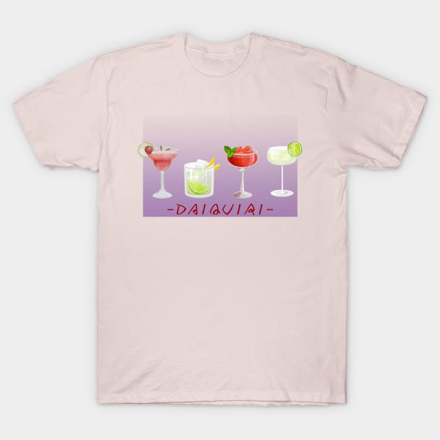 Daiquiri cocktail T-Shirt by SimoneSpagnuolo